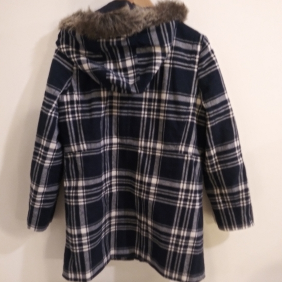 BP Plaid Peacoat - Picture 4 of 7